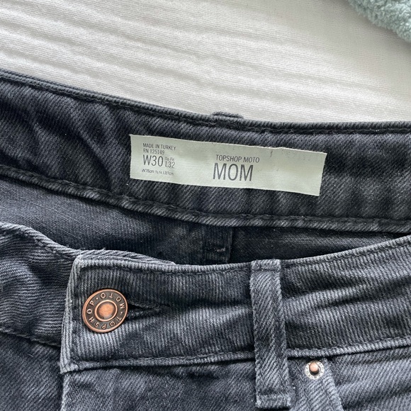 Top Shop Mom Jeans - Picture 2 of 3